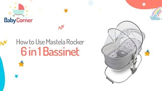 How To Use mastela 6 in 1 Bassinet  mastela 6 in 1 Bassinet babycornerofficial [upl. by Laurella]