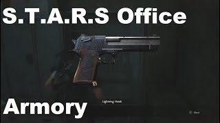 Resident Evil 2 Remake  STARS Office Armory [upl. by Yarahs864]