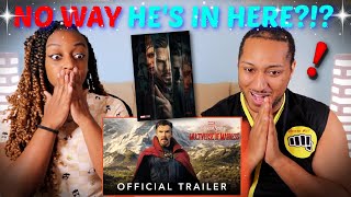 Marvel Studios quotDoctor Strange in the Multiverse of Madnessquot Official Trailer REACTION [upl. by Nalyad]