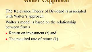 Relevance Theory of Dividend [upl. by Tierney]