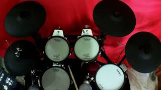 Telegraph Road Dire Straits Live 83 at The BBC Drum cover by Ronny Falker with Roland amp Moises [upl. by Rehsu]