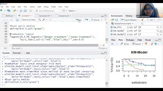 Model Kaplan Meier Menggunakan R Studio [upl. by Amil801]