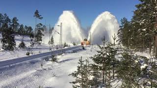 Beilhack railway snowblower in good conditions Norway [upl. by Hillinck]