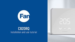 Fantini Cosmi C820RQ  Installation and use tutorial [upl. by Eannej]