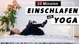 Mit Yoga Entspannt Einschlafen  Sanfte Abendroutine im Bett zum Loslassen amp Entspannen [upl. by Lundell650]