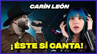 CARIN LEON SÍ CANTA ¿LO MEJOR DEL REGIONAL MEXICANO  VOCAL COACH REACCIONA  Gret Rocha [upl. by Olimac]