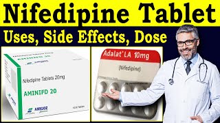 Nifedipine tablet ip 20 mg  nifedipine tablet uses Hindi  Nifedil 10 mg tablet  Mechanism [upl. by Arad514]