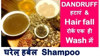 हटाएं DANDRUFF amp HAIR FALL एक ही Wash मेंHAIRS get STRONGER in every WASHHerbal ShampooDr Shalini [upl. by Yarg]