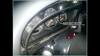 Mercedes ML 9705 remove dash cluster under 5 minutes all W163 [upl. by Abad]