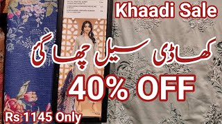 khaadi Sale Today 40 OFF  khaadi sale [upl. by Kimberli]