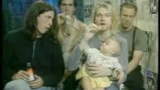 Nirvana interview  1993 MTV VMAs [upl. by Idonah]