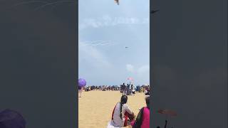 Indian Airforce Airshow Chennai 2024  Airshow  Airshow 2024 shortsfeed shorts short airshow [upl. by Dnalra]