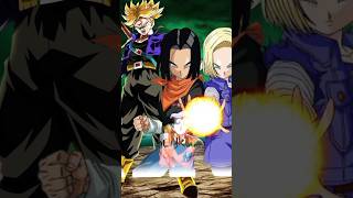 Future Trunks vs Android 17 and 18 dragonball goku [upl. by Itsirhc818]