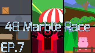 48 Marble Race EP7 by Algodoo [upl. by Vardon]