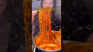 When the 500 spicy tteokbokki is too small… shorts viral mukbang [upl. by Hime]