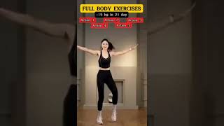 Full Body Exercise to Lose Extra Fat 💪💪 15kg Weight Loss in 21 Days shortvideos shortsviral [upl. by Aydin]