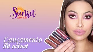 Lançamento BT Velvet  Primer e Sombra Líquida  Linha Bruna Tavares [upl. by Renner]