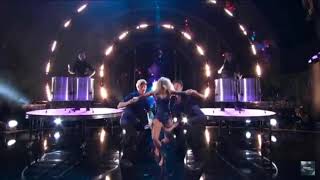 Milo Manheim and Witney Carson Dancing With The Stars Week 3 Trio WeekSalsa With Riker Lynch [upl. by Hembree]