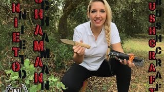 Cuchillo Nieto CHAMAN BUSHCRAFT  Review [upl. by Peednam]