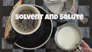 Solvent Solute Solution What is the difference [upl. by Koy]