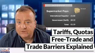 Tariffs Quotas Free Trade and Trade Barriers Explained [upl. by Adaminah]