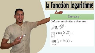 la fonction logarithme 2 bac exercices corrigés  les limites de fonction logarithme exercices [upl. by Notfilc]