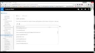 Hotmail Add an email address to a safe sender list [upl. by Layod]
