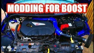 Big Boost hose kit fittedCrashed fiesta part 7 [upl. by Nicram]