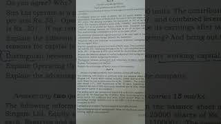 Financial Management fifth sem previous year question paper [upl. by Uhsoj]