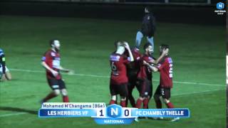 But de Mohamed MChangama Vendée les Herbiers 10 Chambly FC [upl. by Ynavoj363]