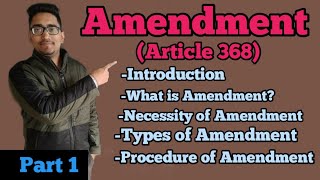 Amendment of the Constitution Article 368 part1 lawwithtwins vlogwithtwinsarticle368 [upl. by Della]