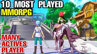 Top 10 MMORPG MOST PLAYED MMORPG with Best Graphic and addictive for Android amp iOS [upl. by Seravat]