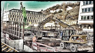 Ein ganz normaler Morgen auf der Stuttgart 21 Baustelle  12032020  S21 stuttgart21 [upl. by Quiteria643]