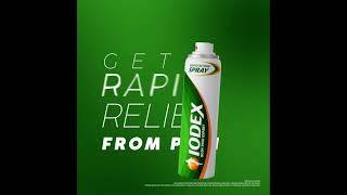 Iodex Rapid Action Pain Relief Spray [upl. by Nylodnew]