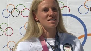 Olympic silver medalist and Nixa native Courtney Frerichs out for the 2024 season due to knee [upl. by Arriec438]