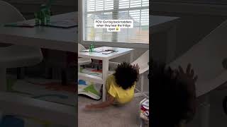 POV Our big back toddlers when they hear the fridge open 😫😂 twins twinboys parentcomedy [upl. by Gerdy353]