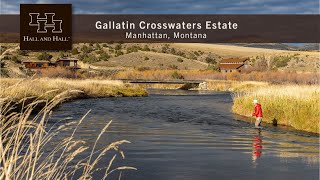 Montana Ranch For Sale  Gallatin Crosswaters Estate [upl. by Soulier]