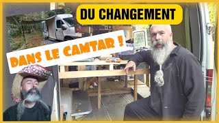 CHANGEMENT DAMÉNAGEMENT vanlife camtar nomade nomad nomadlife [upl. by Ajroj]