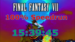 Final Fantasy VII  100 Speedrun in 153945 [upl. by Eniale]