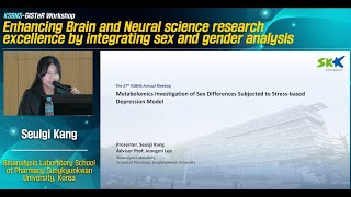 Metabolomics investigation of sex differences subjected to stressbased depression model [upl. by Inamik437]