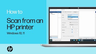 Scan a Document or Photo from Your HP Printer to Your PC in Windows 1011  HP Printers  HP Support [upl. by Tonia65]