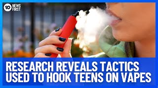 New Research Exposes Tactics Used To Hook Teens On Vapes  10 News First [upl. by Vargas]