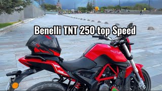 Cuanto corre la Benelli tnt 250 Top Speed [upl. by Blakely504]