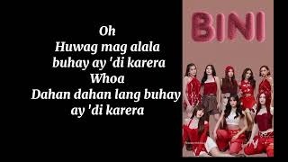 BINI KARERA MUSIC LYRICS [upl. by Ainolopa]