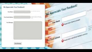 PHP Contact Form and Form Validation  Dreamweaver Tutorial  1 of 2 [upl. by Turino]