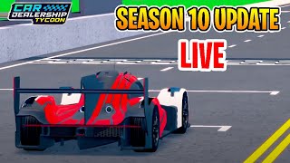 Season 10 Update Live In Car Dealership Tycoon [upl. by Hollie]