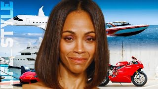 Zoe Saldana Lifestyle  Income HouseNet Worth Car Collection Mansion Private Jet etc [upl. by Fry85]