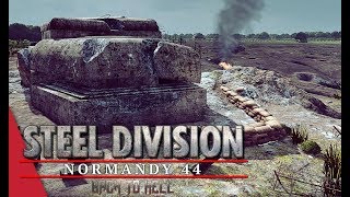 Rangers Lead The Way Steel Division Normandy 44 Gameplay Pointe du Hoc Historical [upl. by Amadeo]