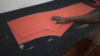 HOW TO CUT A TROUSER STEP BY STEP BACK AND FRONT [upl. by Calia]