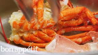 Quick Tip  Sear Your Lobster Shells To Extract More Flavor  Bon Appétit [upl. by Ailecec]